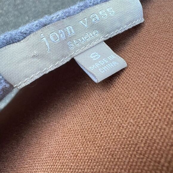 Joan Vass Studio Long Sleeve Distressed Boat Neck Sweater, Women’s Small - Picture 5 of 10